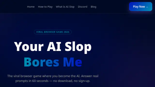 Your AI Slop Bores Me game preview